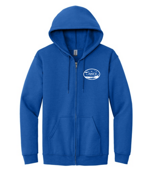 Blue Zip-up Sweatshirt
